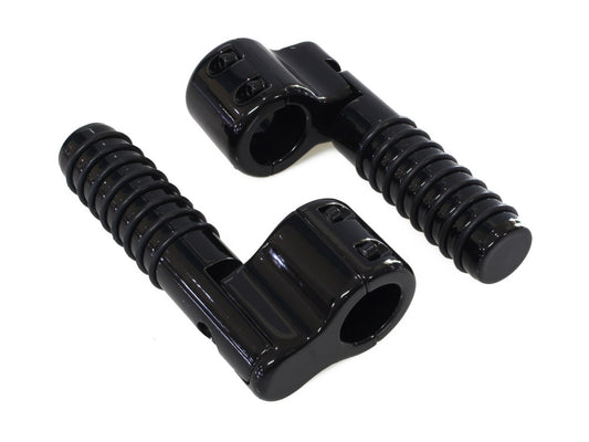1-1/4in. Clamp On Linbar Highway Pegs - Black.