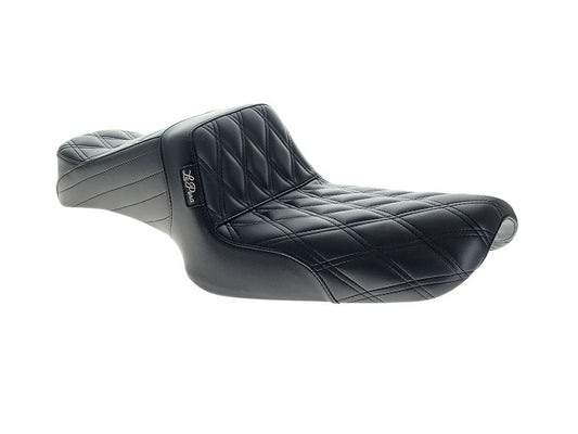 Tailwhip Dual Seat - Double Diamond. Fits Sportster 1982-2003.