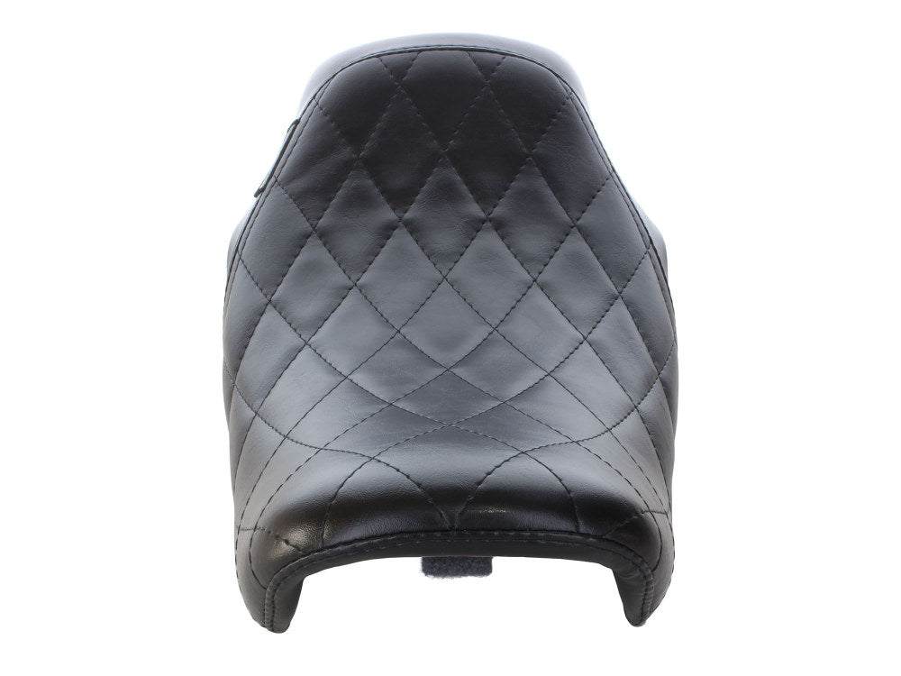 Bare Bones Solo Seat with Diamond Stitch. Fits Dyna 2006-2017.
