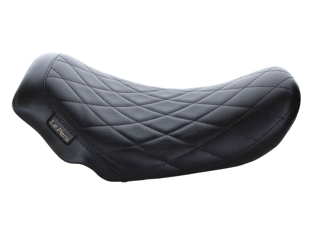 Bare Bones Solo Seat with Diamond Stitch. Fits Dyna 2006-2017.