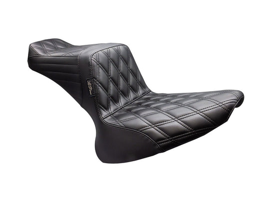 TailWhip Dual Seat - Double Diamond. Fits Softail 2000-2017 with 130 or 150 OEM Rear Tyre.