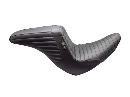 KickFlip Up Front Reduced Reach Dual Seat with Pleated Stitch. Fits Sport Glide & Low Rider 2018up & Low Rider S 2020up.