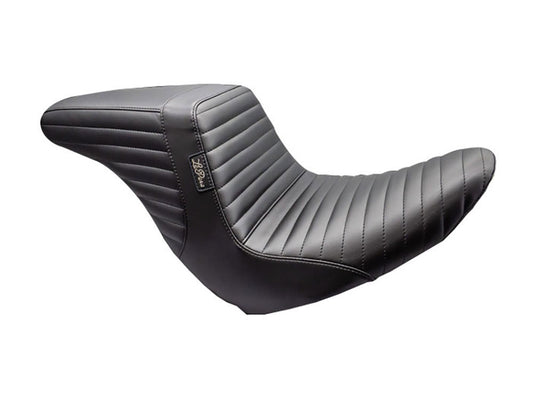 KickFlip Up Front Reduced Reach Dual Seat with Pleated Stitch. Fits Sport Glide & Low Rider 2018up & Low Rider S 2020up.