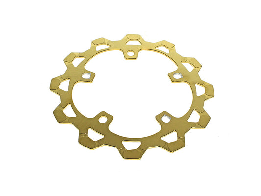 12.6in. Front Disc Rotor - Gold. Fits Touring 2024up with OEM Wheel and Spoke Mounted 320mm Rotors