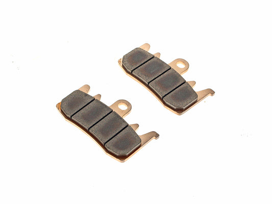 Front Brake Pads - Sintered Xtreme Compound. Fits CVO 2023up, Pan America 2021up, Sportster S 2021up, LiveWire 2020 & Indian FTR1200 2019up, Challenger 2020up & Pursuit 2022up.