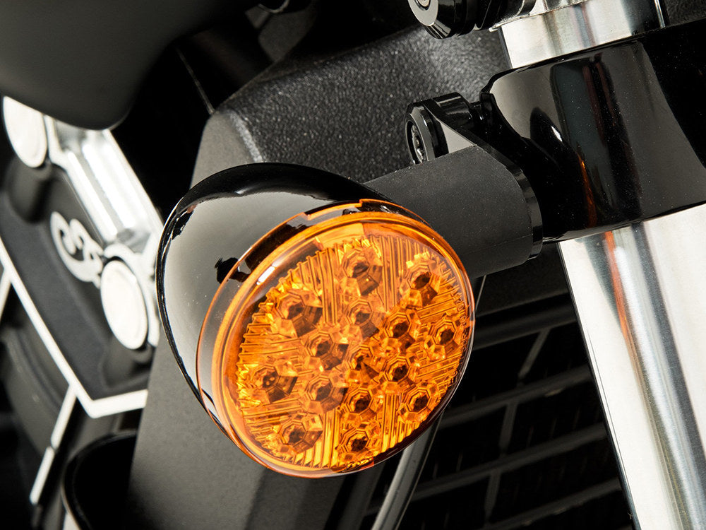Front Turn Signal Relocation Brackets. Scout Bobber 2018up.