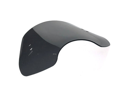 The Shooter Black Smoke Handlebar Mount Windshield. 14in. High x 19in. Wide.