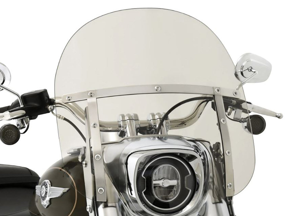Fats Solar/Tinted Windshield. Fits Fatboy 2018up. 13in. High x 22in. Wide.