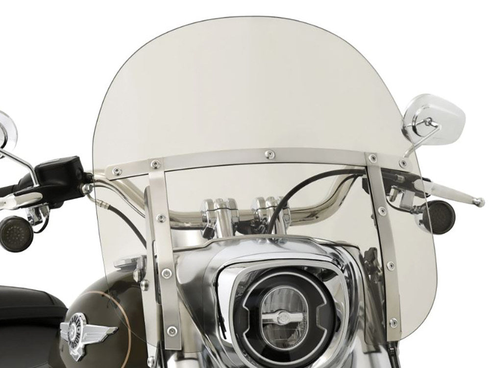 Fats Solar/Tinted Windshield. Fits Fatboy 2018up. 15in. High x 22in. Wide.