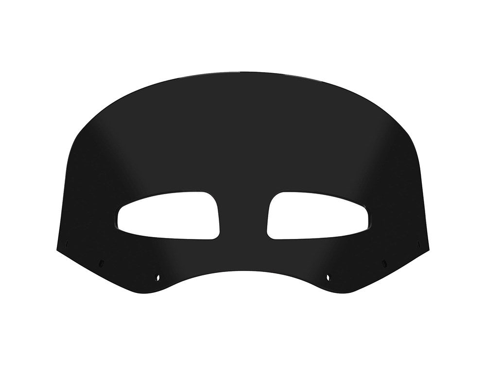 Vented Road Warrior Windshield - 9in. Dark Black Smoke