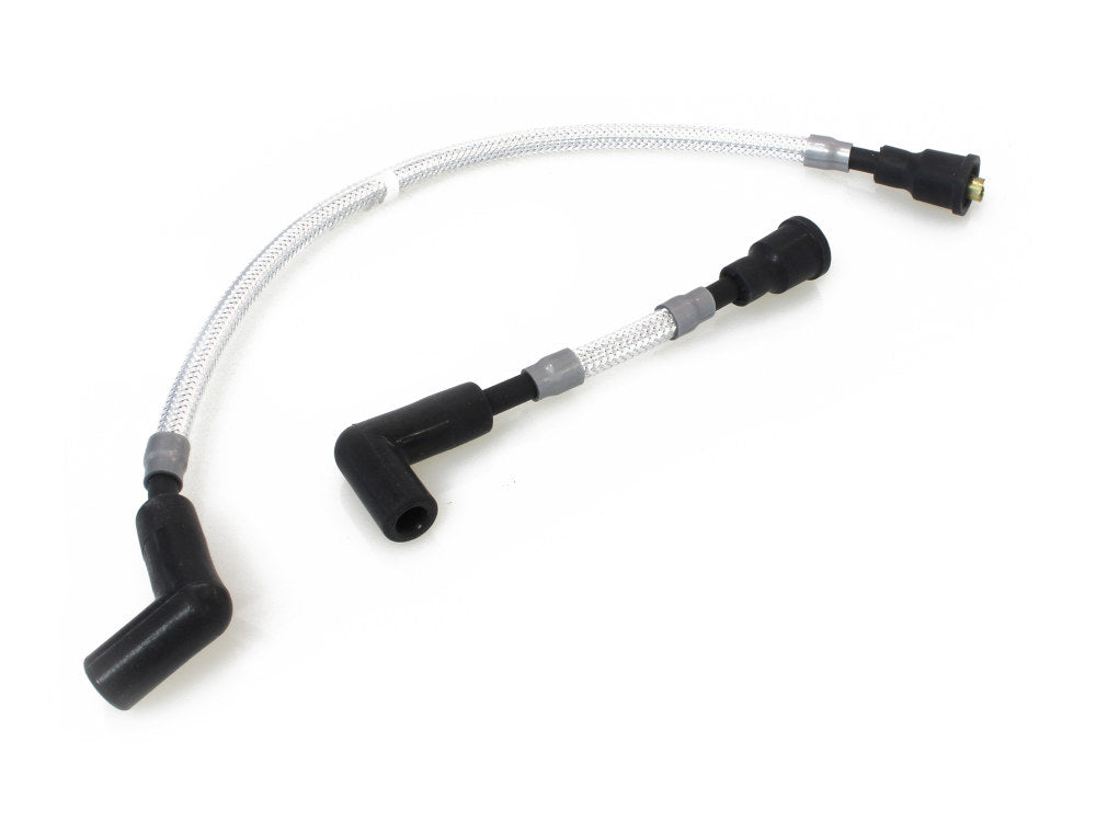 Ignition Leads - Sterling Chromite. Fits Softail 1984-1999, Dyna 1991-1998 & 4Spd Big Twin 1965-1986