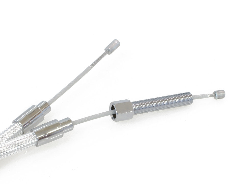 65in. Clutch Cable - Sterling Chromite. Fits 4Spd Big Twin 1968-1986