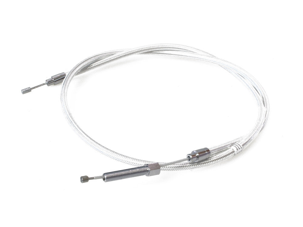 53in. Clutch Cable - Sterling Chromite. Fits FXR & FLT 1983-1986.