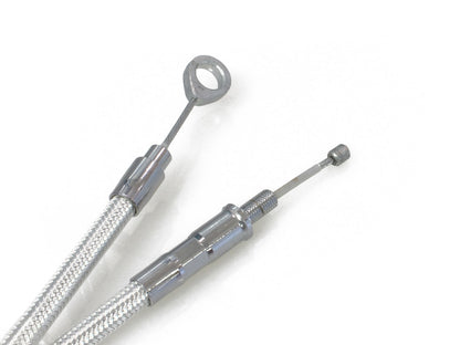 69in. Clutch Cable - Sterling Chromite. Fits 5Spd Big Twin 1987-2006