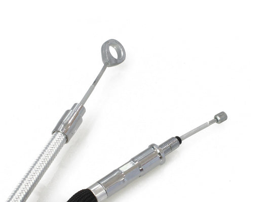 75in. Clutch Cable - Sterling Chromite. Fits Touring 2008-2016 and 2021-2024.