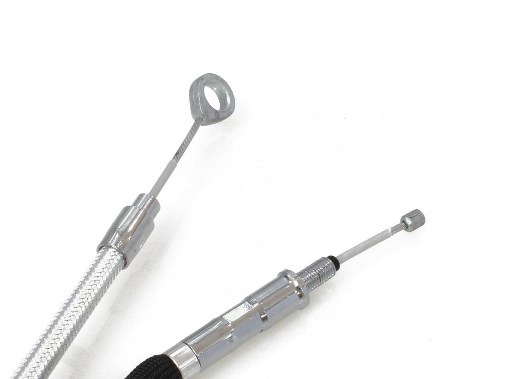 77in. Clutch Cable - Sterling Chromite. Fits Touring 2008-2016 and 2021-2024.