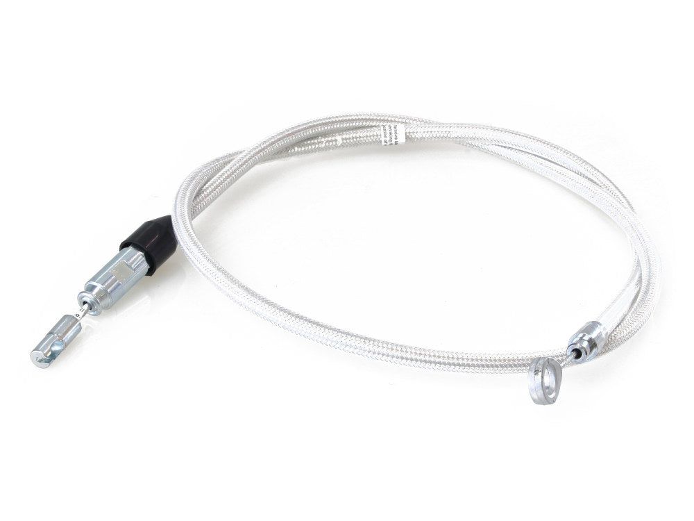 48in. Quick Connect Upper Clutch Cable - Sterling Chromite. Fits Softail 2018-2024 & Most Touring 2021-2024