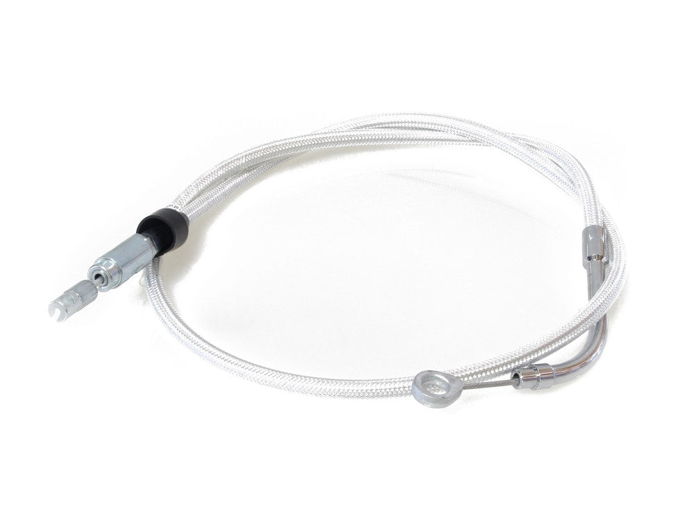 43in. Quick Connect Upper Clutch Cable - Sterling Chromite. Fits Most Touring 2021-2024