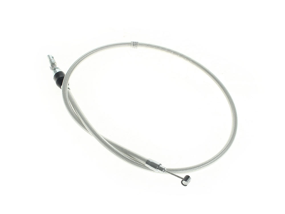 38in. Quick Connect Upper Clutch Cable - Sterling Chromite. Fits Softail 2025up