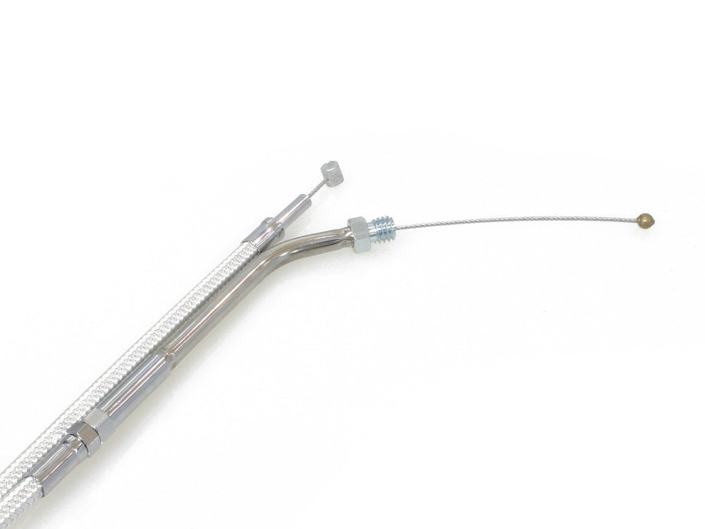 32-1/2in. Throttle Cable - Sterling Chromite. Fits Big Twin 1981-1988.