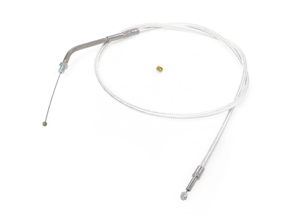 44-1/2in. Throttle Cable - Sterling Chromite. Fits Big Twin 1981-1988.