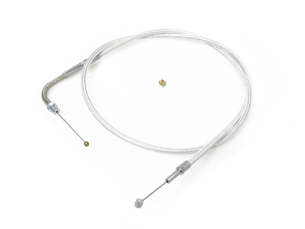 39-1/2in. Throttle Cable - Sterling Chromite. Fits Big Twin 1981-1988.