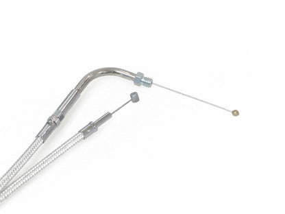 42-1/2in. Throttle Cable - Sterling Chromite. Fits Big Twin 1981-1988.
