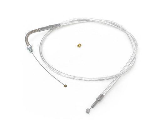45-1/2in. Throttle Cable - Sterling Chromite. Fits Big Twin 1990-1995.