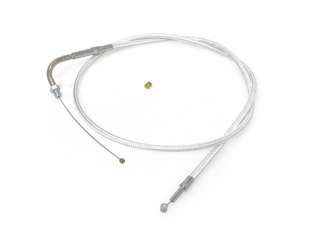 47-1/2in. Throttle Cable - Sterling Chromite. Fits Big Twin 1990-1995.