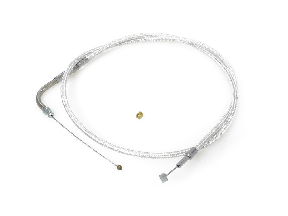 42-1/2in. Throttle Cable - Sterling Chromite. Fits Big Twin 1996-2017.