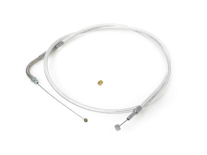45-1/2in. Throttle Cable - Sterling Chromite. Fits Big Twin 1996-2017.