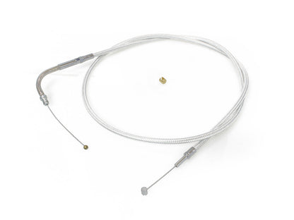 42-1/2in. Throttle Cable - Sterling Chromite. Fits Big Twin 1996-2001 with Magnetti Marelli EFI