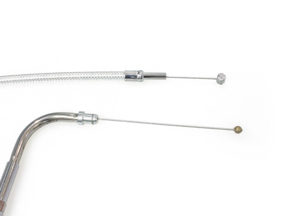 30-3/4in. Throttle Cable - Sterling Chromite. Fits Big Twin 1996-2017.