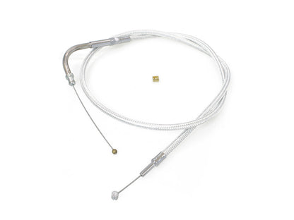 26-1/2in. Throttle Cable - Sterling Chromite. Fits Big Twin 1996-2017.