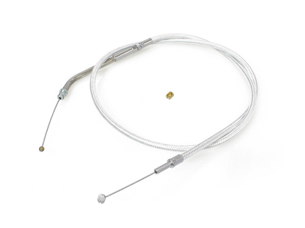 34in. Throttle Cable - Sterling Chromite. Fits Sportster 2007-2021.