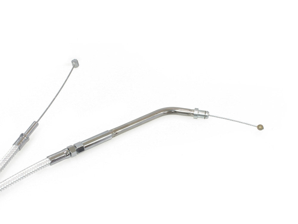 38in. Throttle Cable - Sterling Chromite. Fits Sportster 2007-2021.