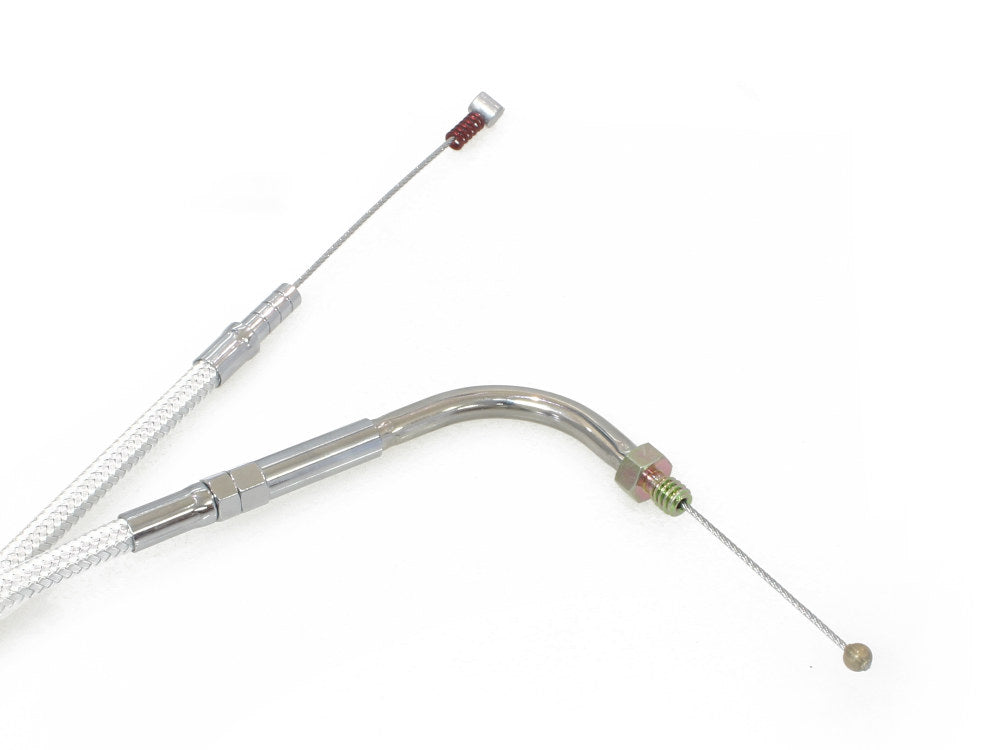 36in. Idle Cable - Sterling Chromite. Fits Big Twin 1990-1995.