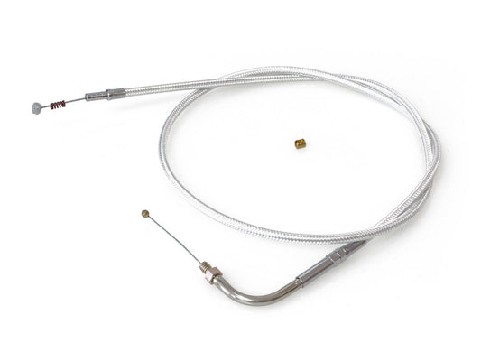 39-1/2in. Idle Cable - Sterling Chromite. Fits Big Twin 1981-1988.