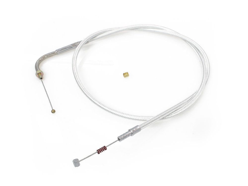 41-1/2in. Idle Cable - Sterling Chromite. Fits Big Twin 1990-1995.
