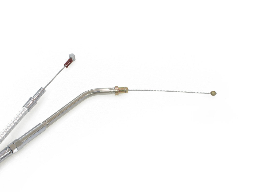 28-3/4in. Idle Cable - Sterling Chromite. Fits Sportster 1996-2006.