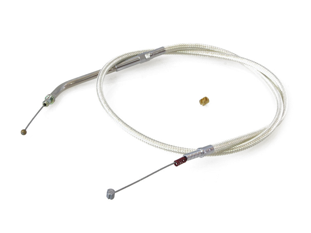30-3/4in. Idle Cable - Sterling Chromite. Fits Sportster 1996-2006.