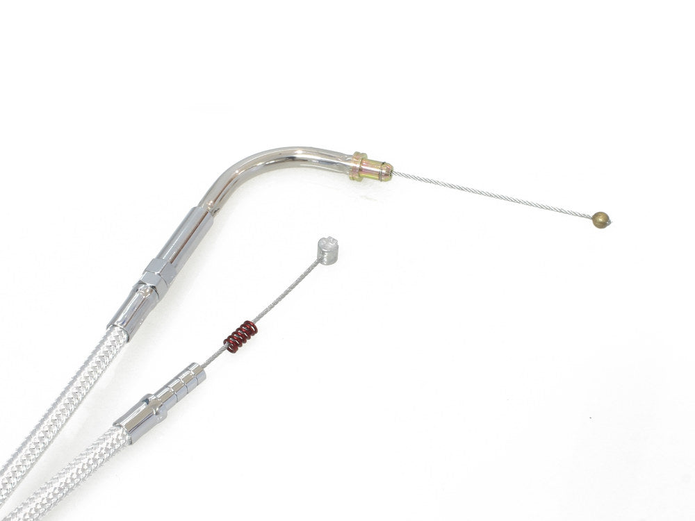 47-1/2in. Idle Cable - Sterling Chromite. Fits Big Twin 1996-2017.