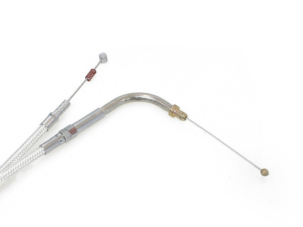 38-3/4in. Idle Cable - Sterling Chromite. Fits Big Twin 1996-2017.
