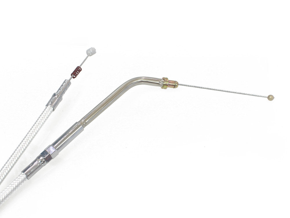 32in. Idle Cable - Sterling Chromite. Fits Sportster 2007-2021.
