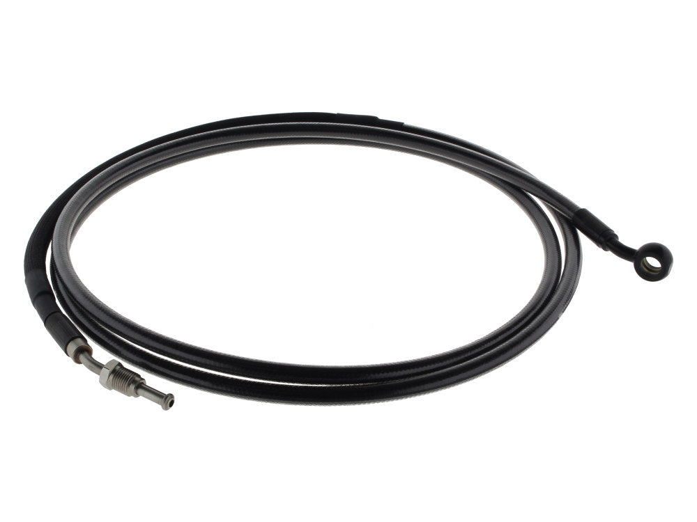 82in. Hydraulic Clutch Line with 10mm x 35 Degree Banjo - Black Pearl. Fits Touring & Softail 2017up Models with the Original H-D Hydraulic Clutch.