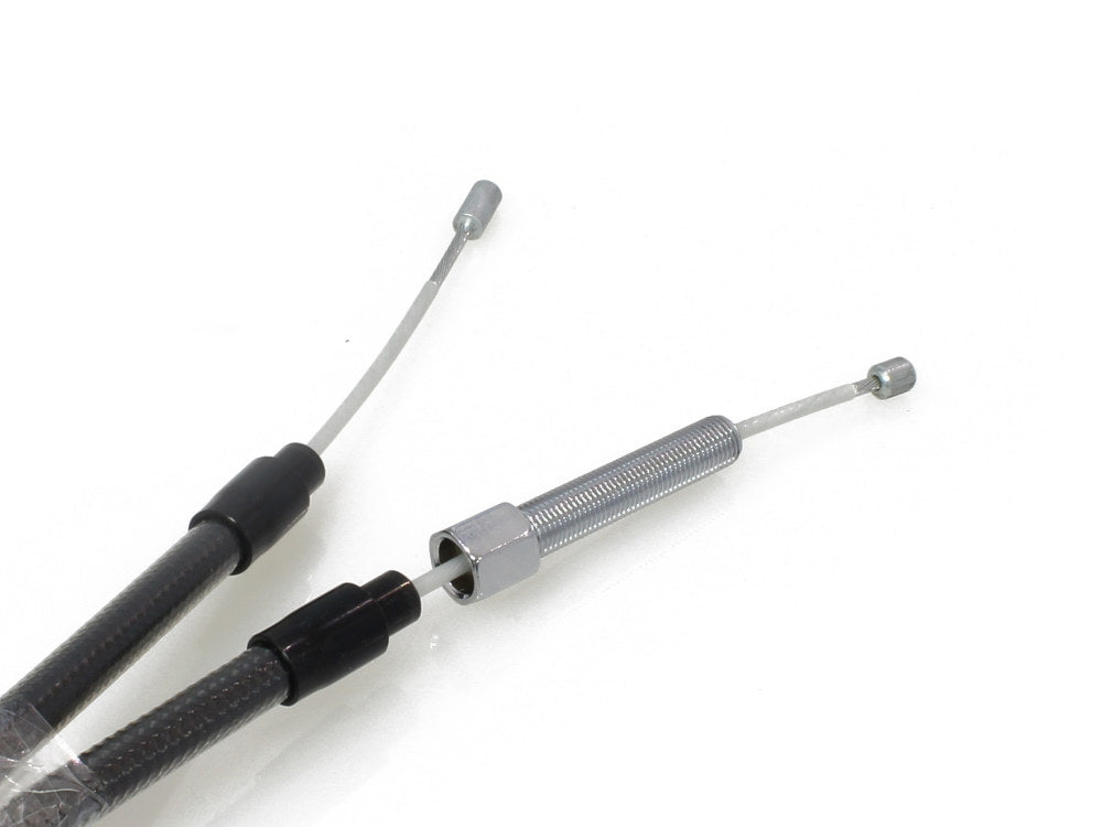 63in. Clutch Cable - Black Pearl. Fits 4Spd Big Twin 1968-1986