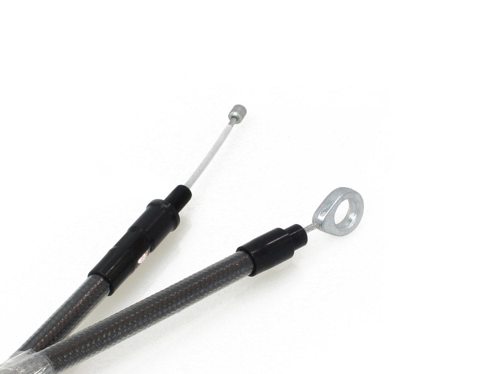 69in. Clutch Cable - Black Pearl. Fits 5Spd Big Twin 1987-2006