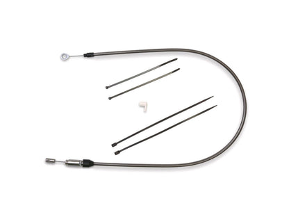 46in. Quick Connect Upper Clutch Cable - Black Pearl. Fits Softail 2018-2024 & Most Touring 2021-2024