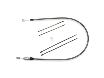48in. Quick Connect Upper Clutch Cable - Black Pearl. Fits Softail 2018-2024 & Most Touring 2021-2024