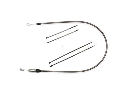 50in. Quick Connect Upper Clutch Cable - Black Pearl. Fits Softail 2018-2024 & Most Touring 2021-2024